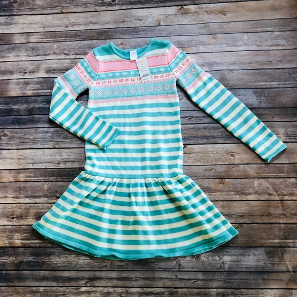 Gymboree Other - Vintage Gymboree blue & white knit dress ! Size 10